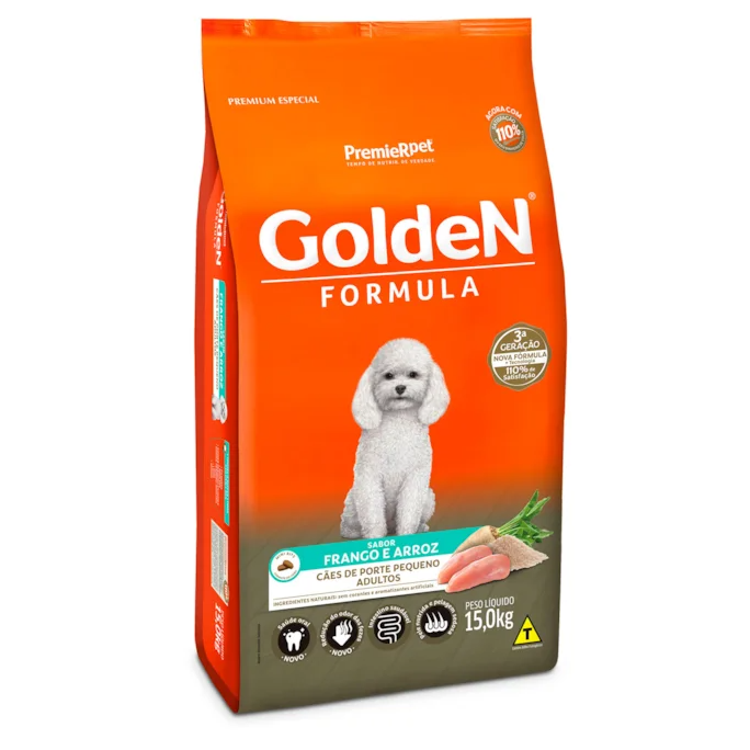 Ração Golden Formula Cães Adultos de Raças Pequenas